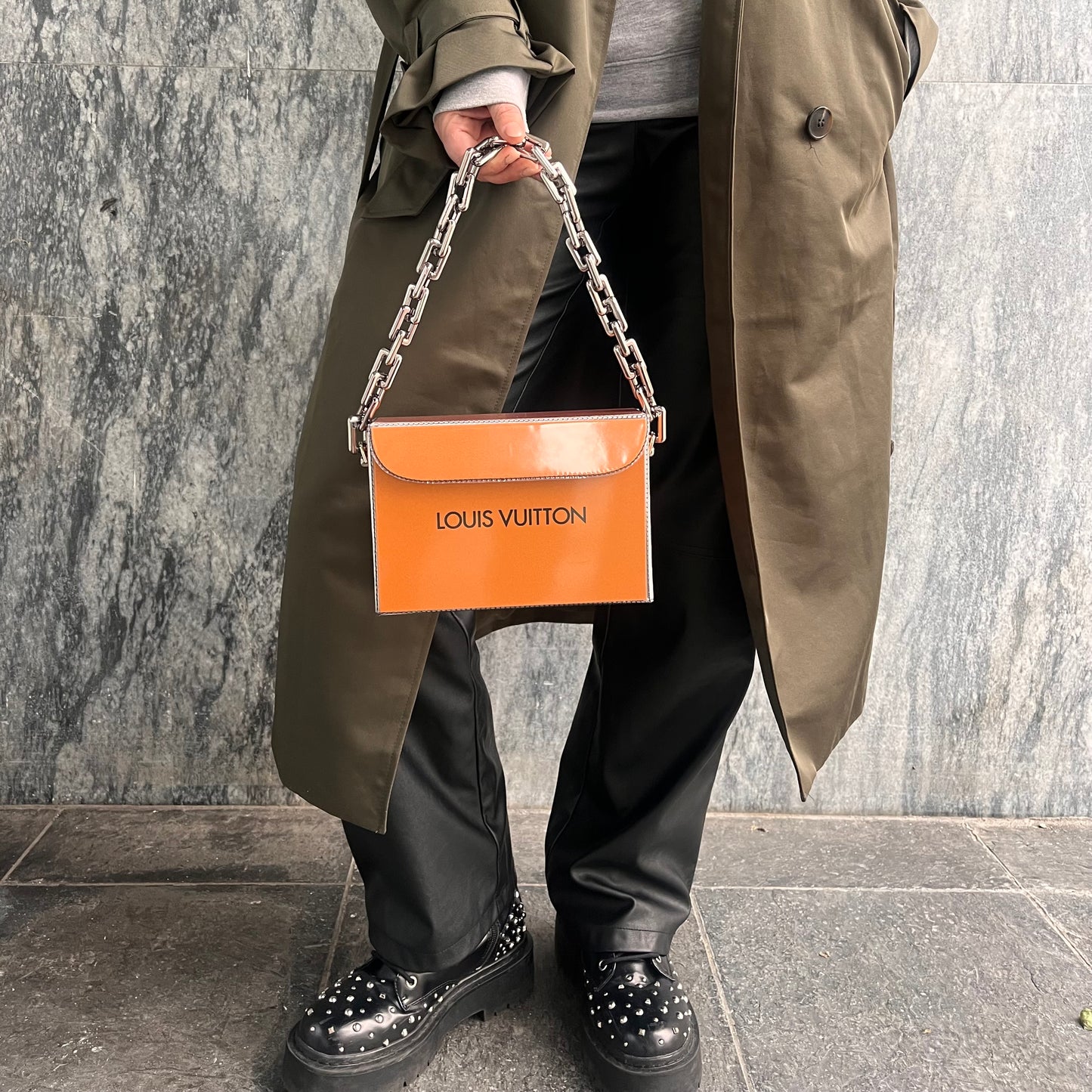 BOX BAG - ORANGE